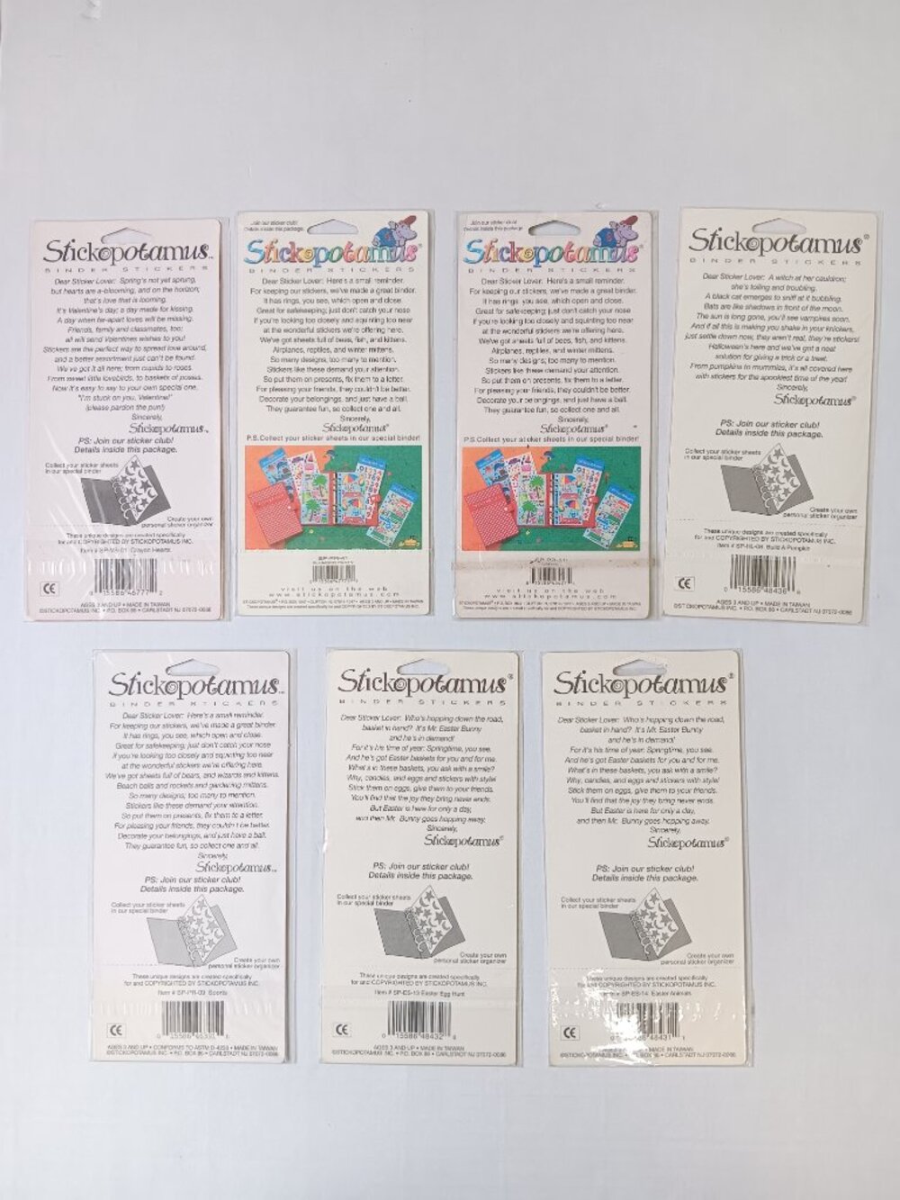 Stickopotamus Sticker Binder With 51 Sticker Sheets Total (34 are new or full) - Picture 12 of 16